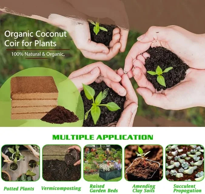 EcoBloom™ Premium Organic Coconut Bricks for Plants