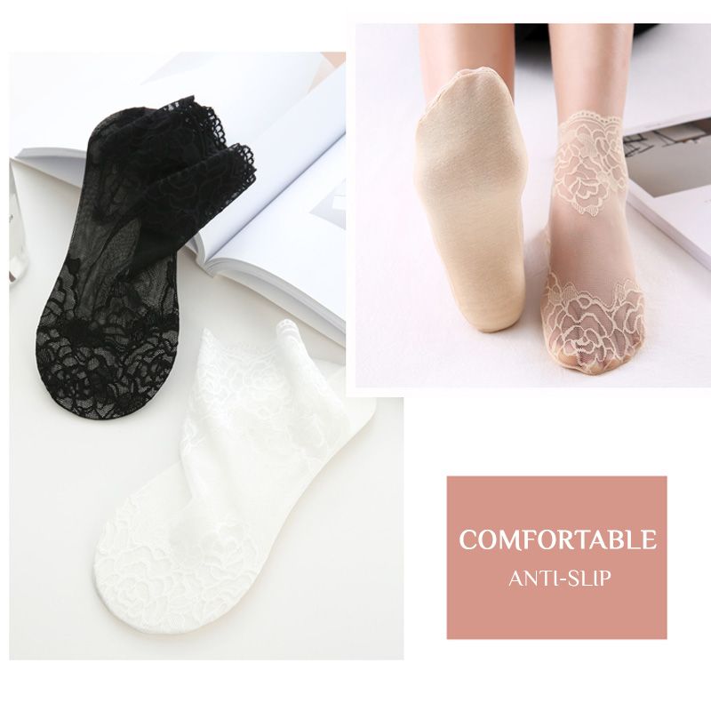 ElegantiStep™ Non-slip breathable lace socks