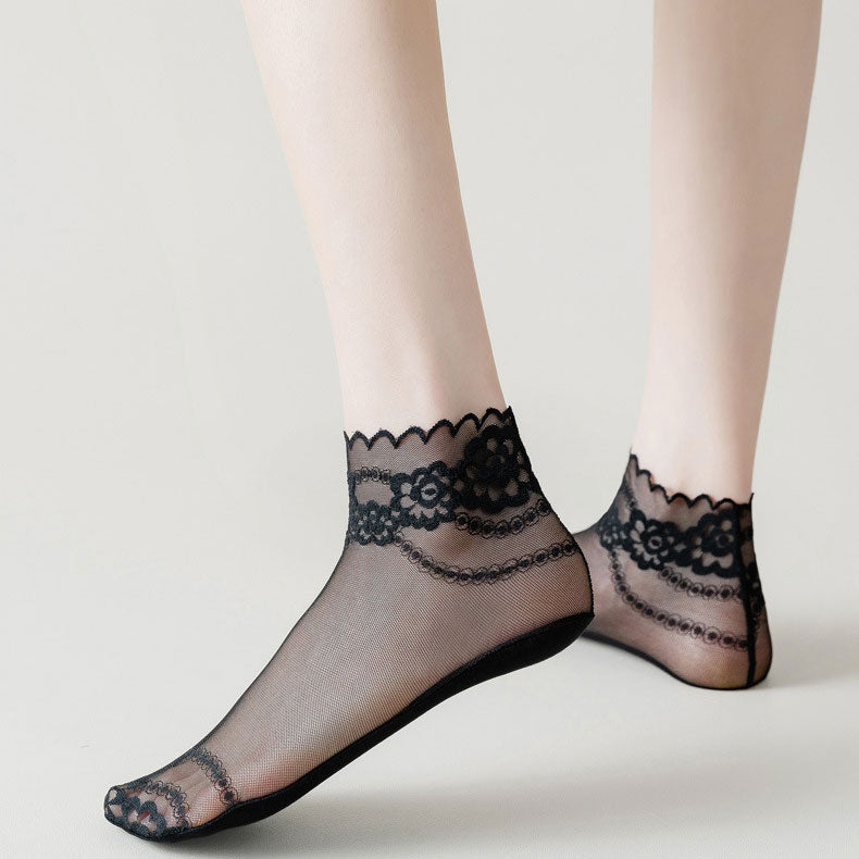 ElegantiStep™ Non-slip breathable lace socks