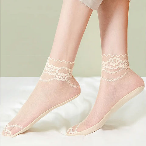 ElegantiStep™ Non-slip breathable lace socks