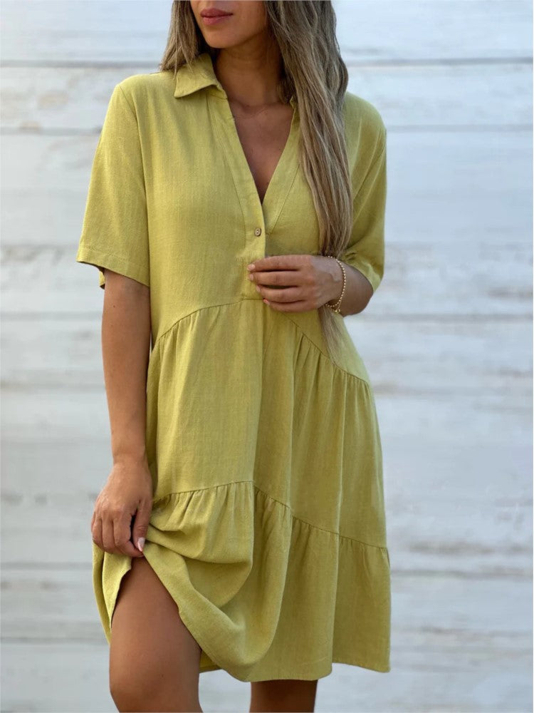 Eliza Philips™ Loose dress with buttons