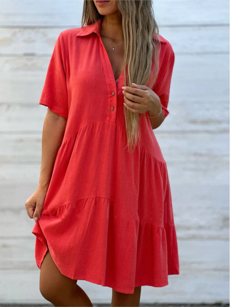 Eliza Philips™ Loose dress with buttons