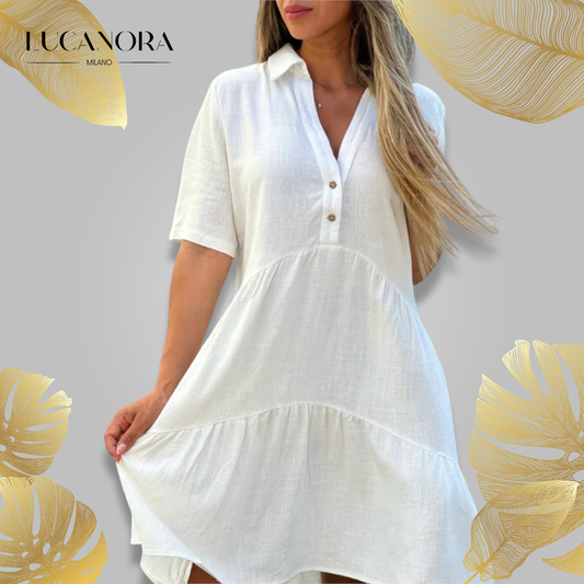 Eliza Philips™ Loose dress with buttons