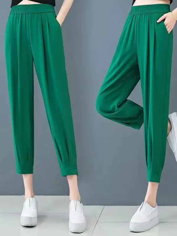 Emily™️ Women's casual cooling straight trousers