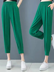 Emily™️ Women's casual cooling straight trousers