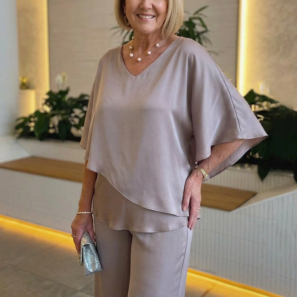 Esmeralda Boldrini™ Elegant Curve-Flattering Double Layer Set
