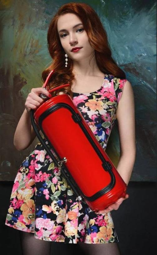 FireBar™ Minibar with the look of a fire extinguisher