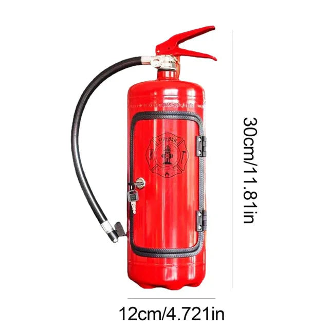 FireBar™ Minibar with the look of a fire extinguisher