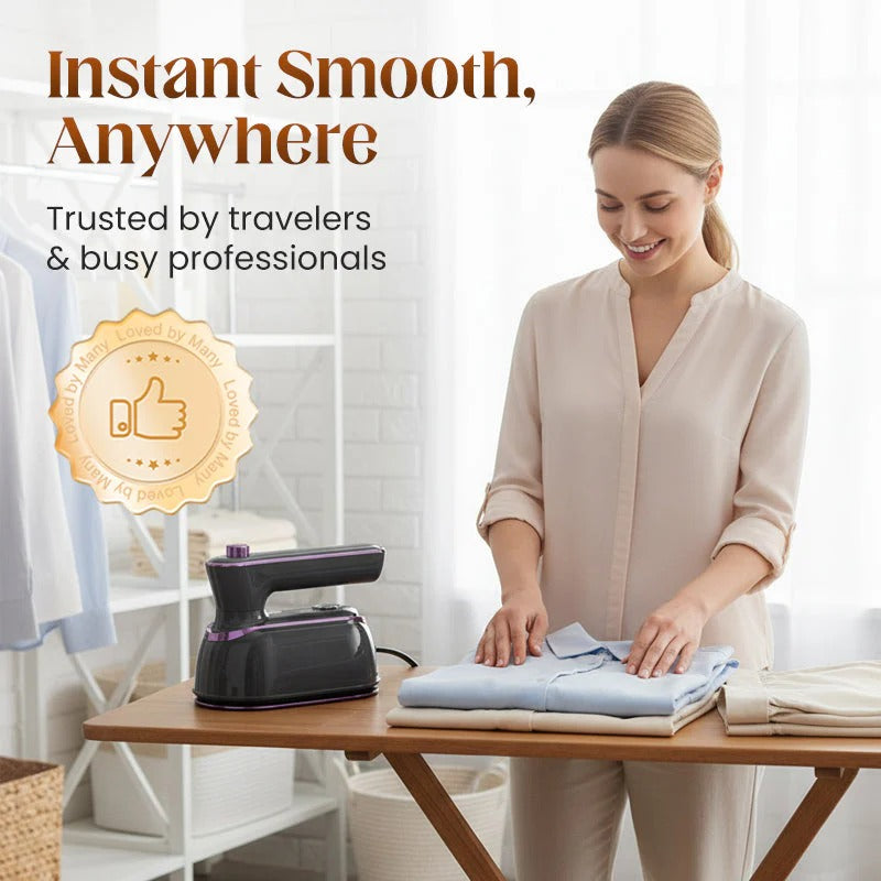 FlexSteam Pro™ Foldable Handheld Steamer for Wrinkle-Free Mornings