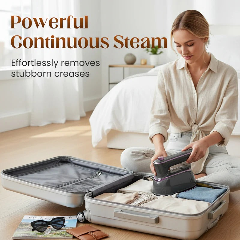 FlexSteam Pro™ Foldable Handheld Steamer for Wrinkle-Free Mornings