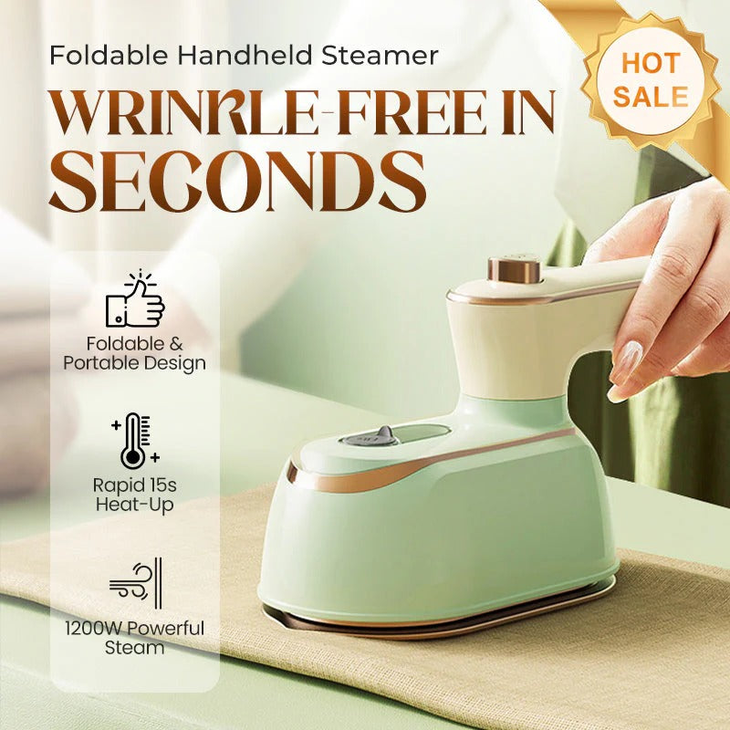 FlexSteam Pro™ Foldable Handheld Steamer for Wrinkle-Free Mornings