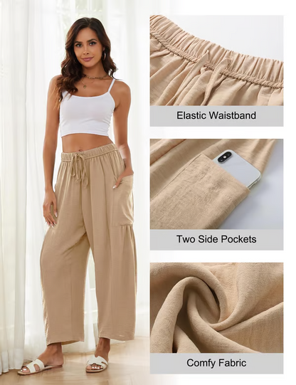 Flora Nunno™ Women's Casual Wide Leg Pants