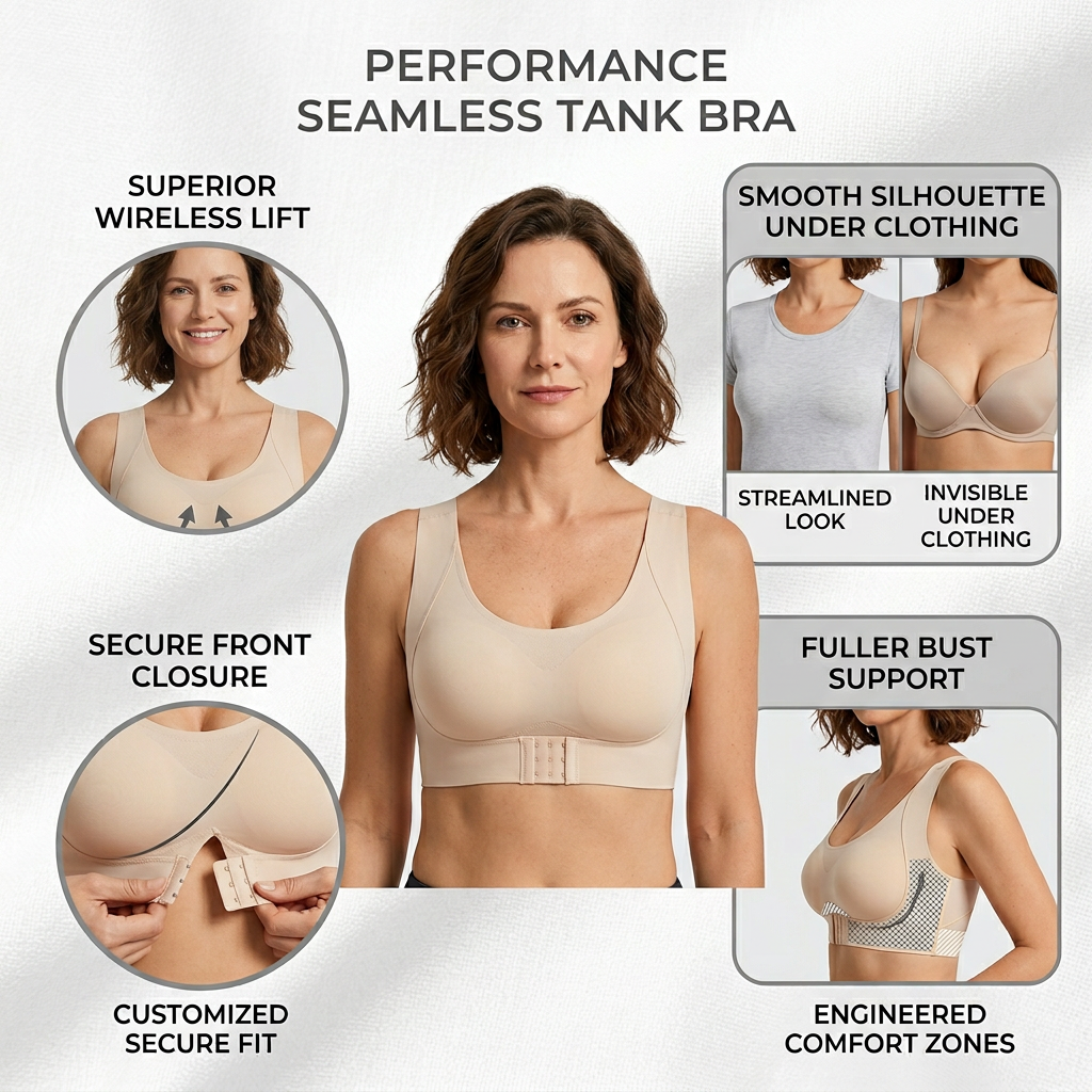 Frontella™ Wireless Lift Tank Bra