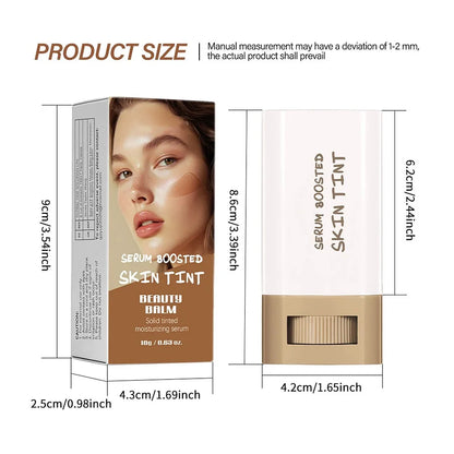 GLOWZE™ Foundation Stick Serum Boosted Skin Tint