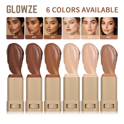 GLOWZE™ Foundation Stick Serum Boosted Skin Tint