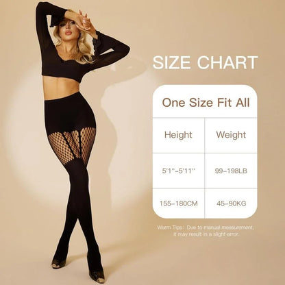 Grazia Frisone™ Women's Sexy Fishnet Mock Thigh High Stockings