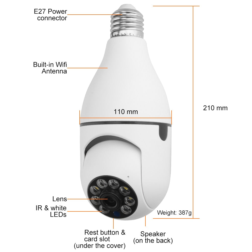 SecurityCamz™ Glowing security camera