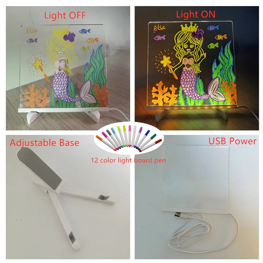 DIY Board™ Personalized board with LED lamps