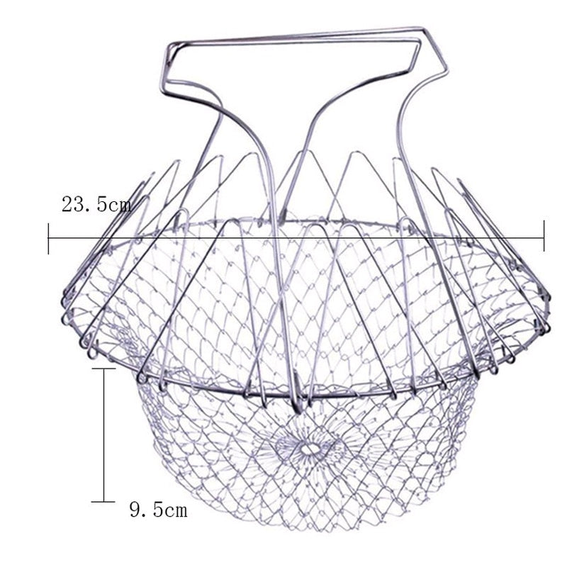 ChefBasketz™ Multifunctional foldable cooking basket