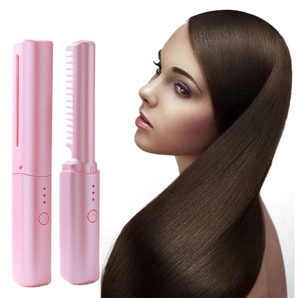 Mini GlamSet™️  Electric comb / Mini curling iron and straightener 2 in 1