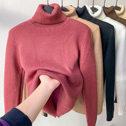 Rubie Baptiste™️ Warm fleece winter turtleneck sweater