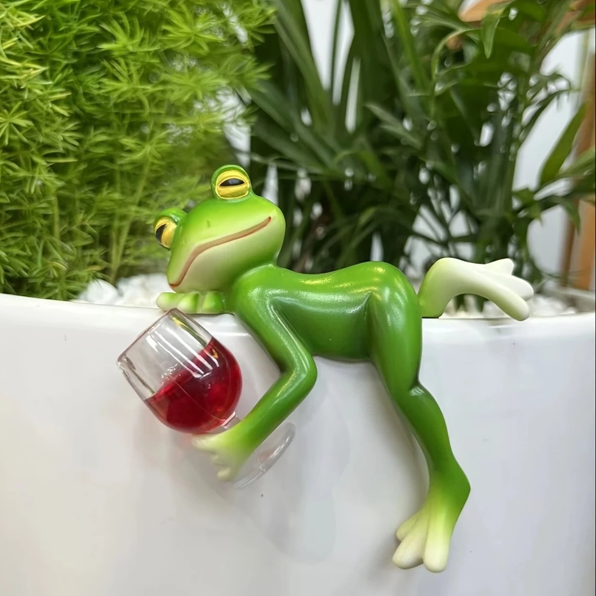 HopKins™ Hanging Frog Flower Pot Ornament