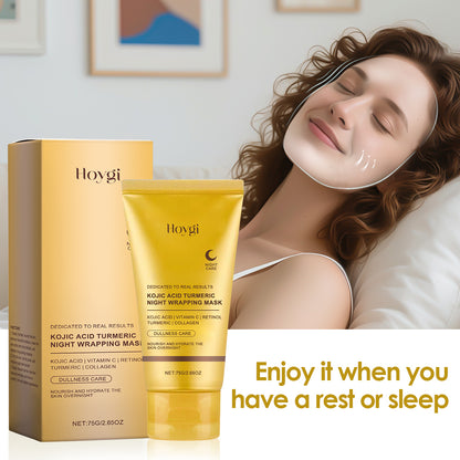 Hoygi™ Kojic Acid Turmeric Night Wrapping Mask