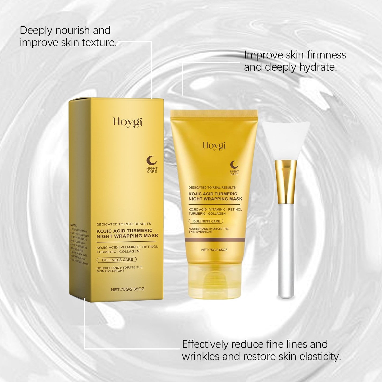 Hoygi™ Kojic Acid Turmeric Night Wrapping Mask