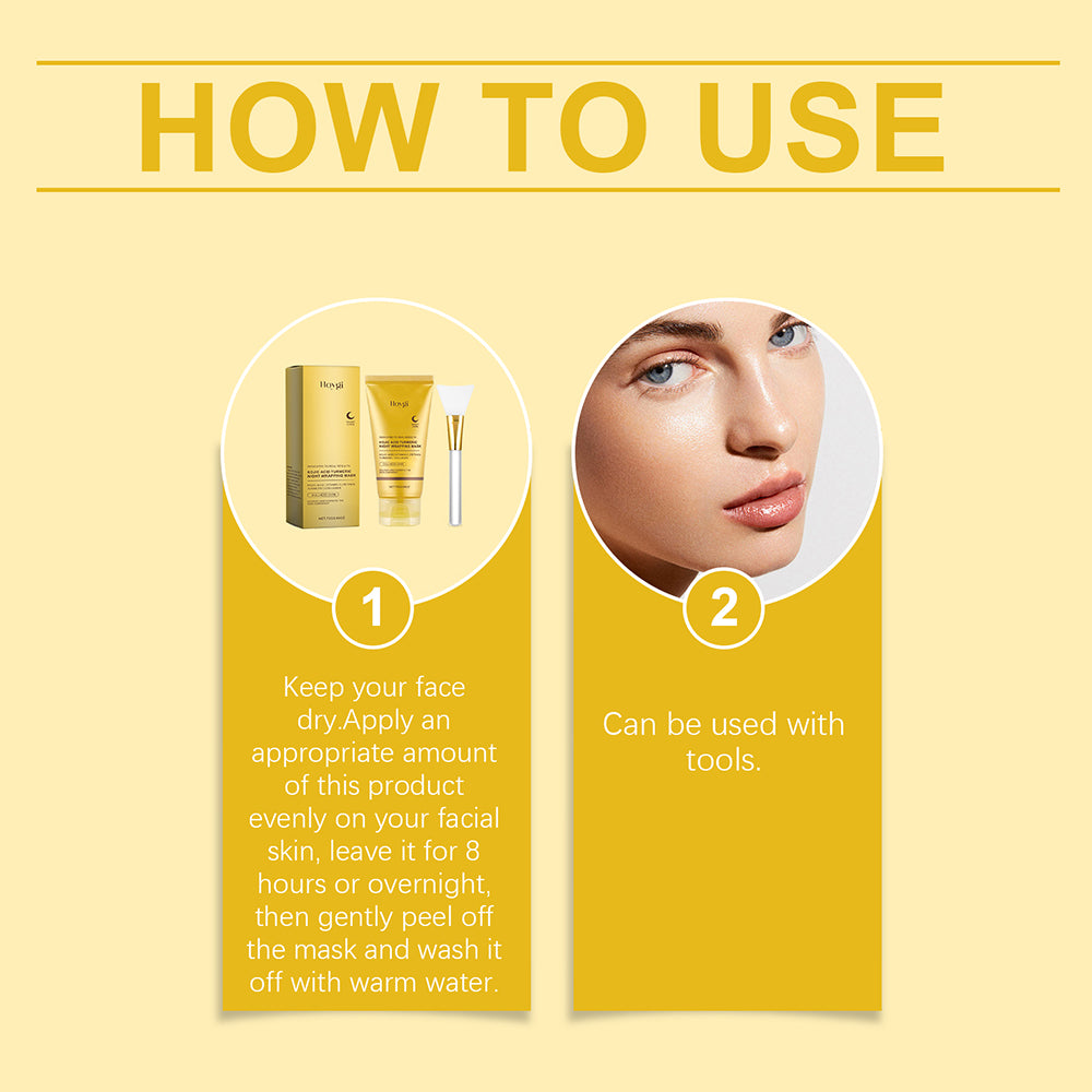 Hoygi™ Kojic Acid Turmeric Night Wrapping Mask