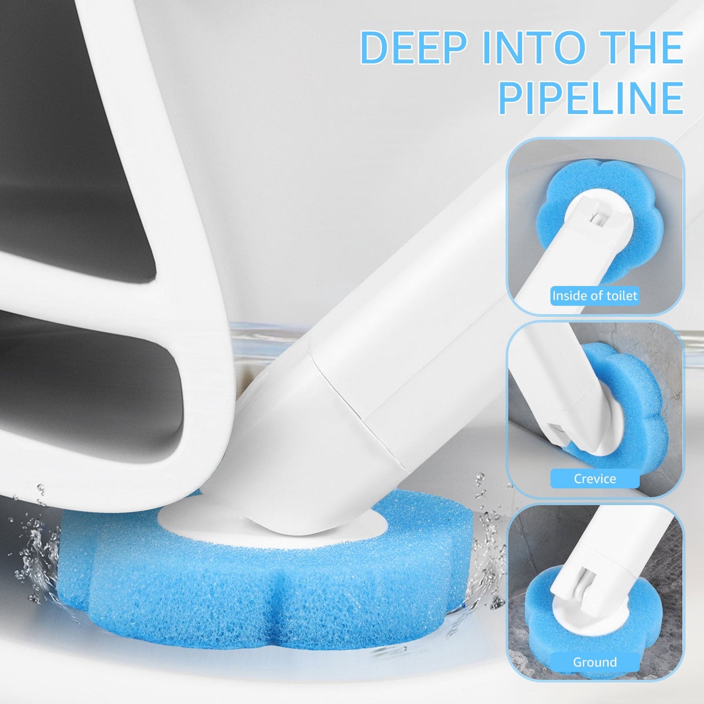 HygieFlush™ Bacteria-free toilet cleaning system