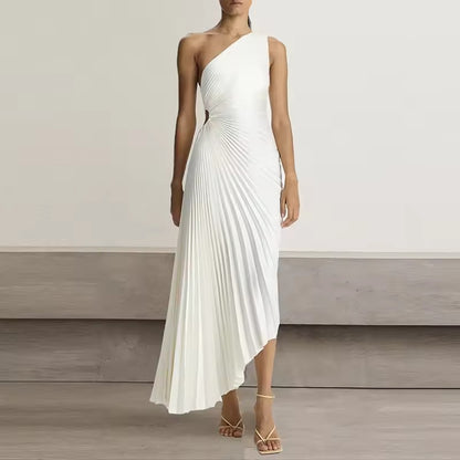 Ida Dominici™ One Shoulder Cut Out Maxi Dress