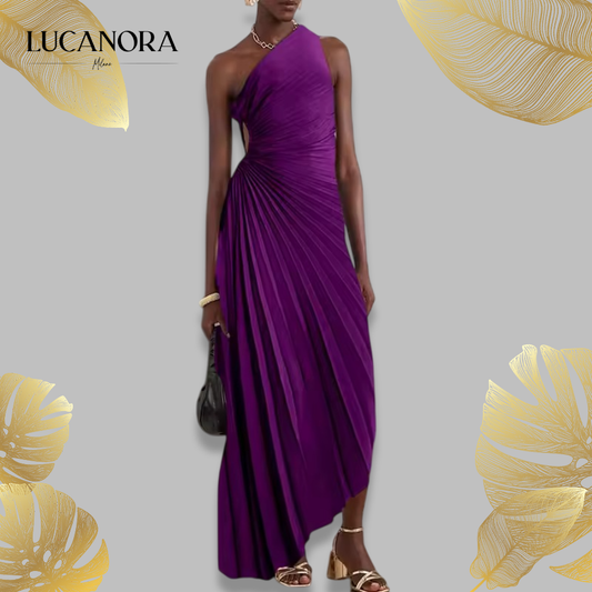 Ida Dominici™ One Shoulder Cut Out Maxi Dress