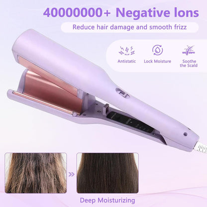 IonCurl Pro™ Gentle Ionic Curling Wand for Beautiful Waves