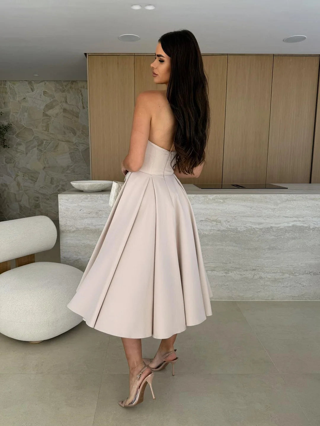 Irene Altimari™ Strapless Midi Dress