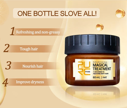 PURE™ Keratin hair mask | Shiny and healthy hair in seconds! (1+1 FREE)