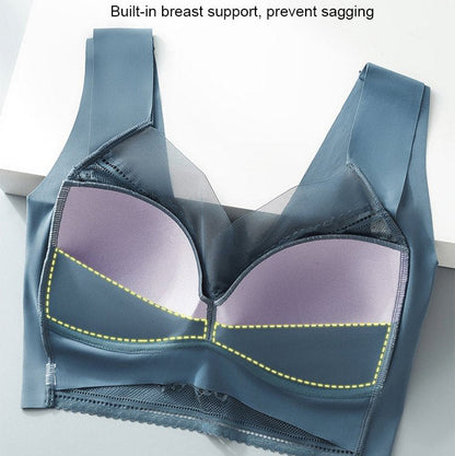 LaceLuxe™ Women's Lace Ice Silk Bra