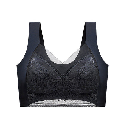 LaceLuxe™ Women's Lace Ice Silk Bra