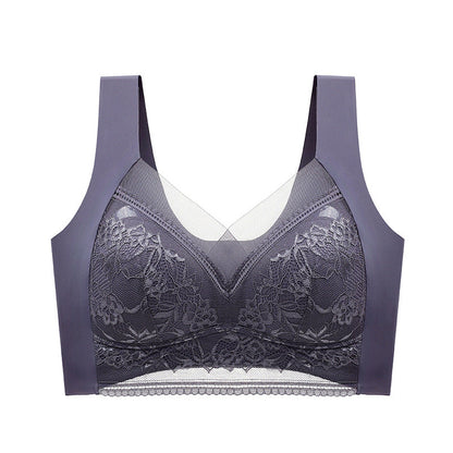 LaceLuxe™ Women's Lace Ice Silk Bra