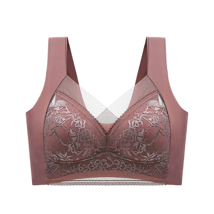 LaceLuxe™ Women's Lace Ice Silk Bra