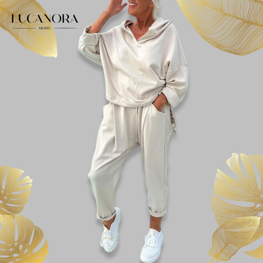 Leontina Bertozzi™ Women's Two Piece Hoodie Set