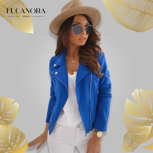 Lina Sim™ Women's faux suede jacket