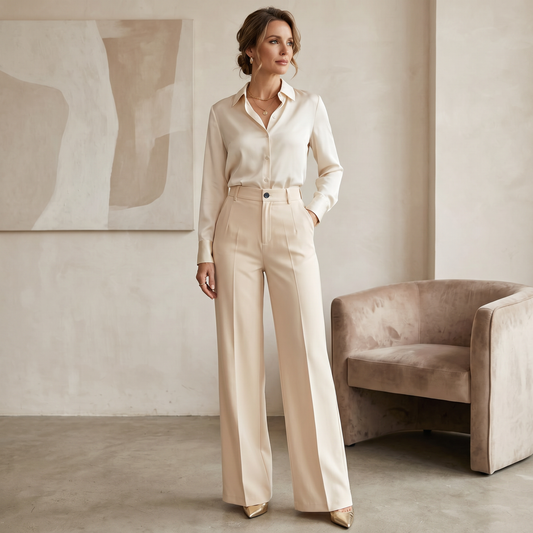 Lorenza Fantuzzi™ Polished Slim Fit Dress Pants