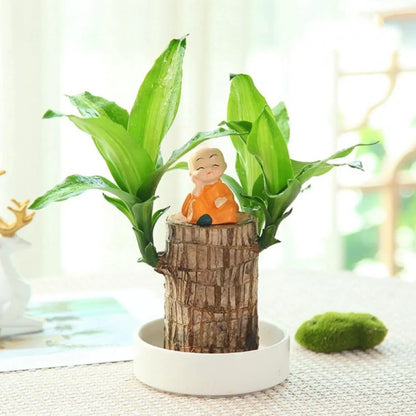 LuckyWood™ Wooden plant in a pot