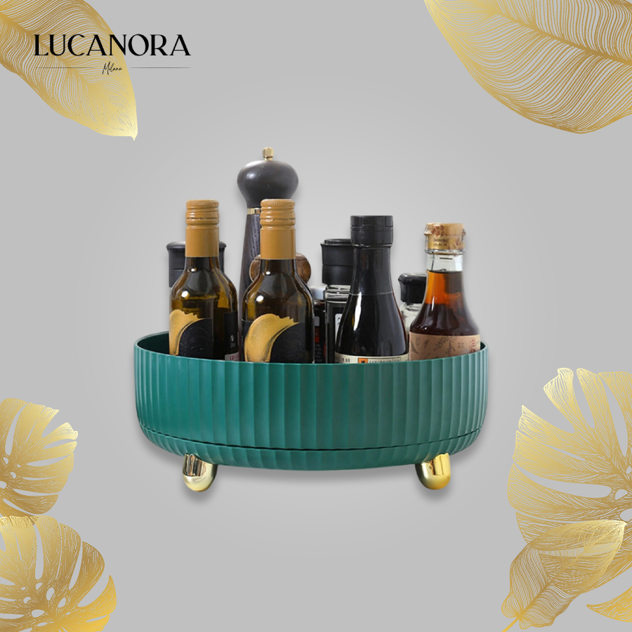 LuxeOrbit™ 360° rotation storage box