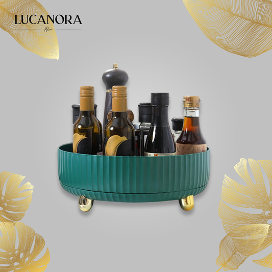 LuxeOrbit™ 360° rotation storage box