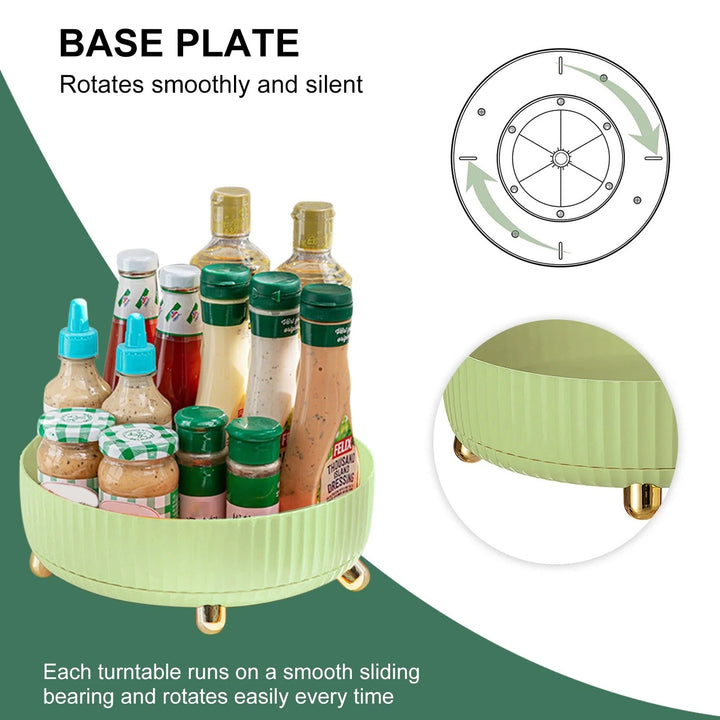 LuxeOrbit™ 360° rotation storage box