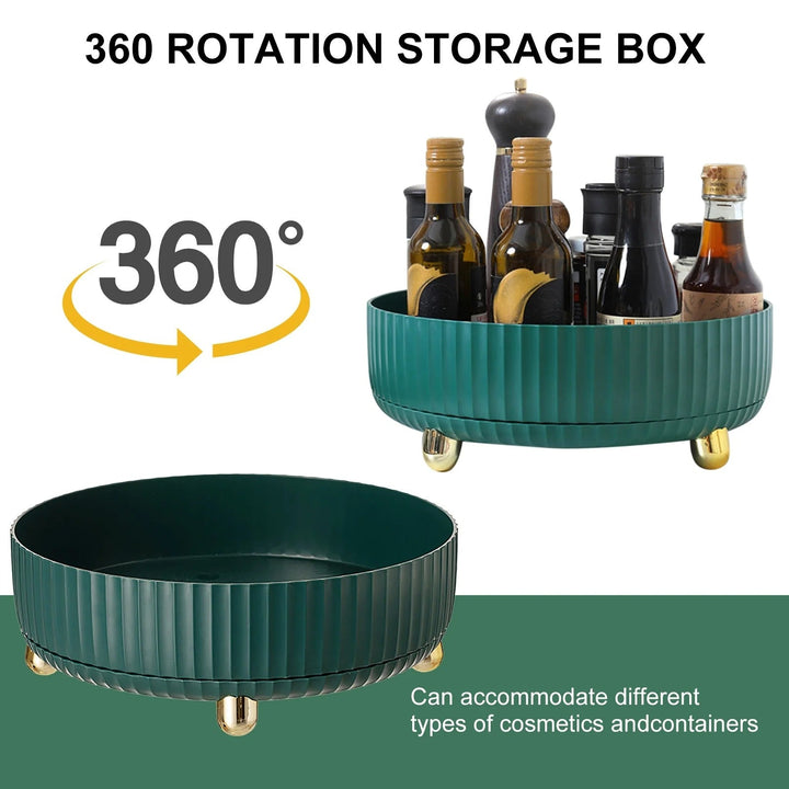 LuxeOrbit™ 360° rotation storage box