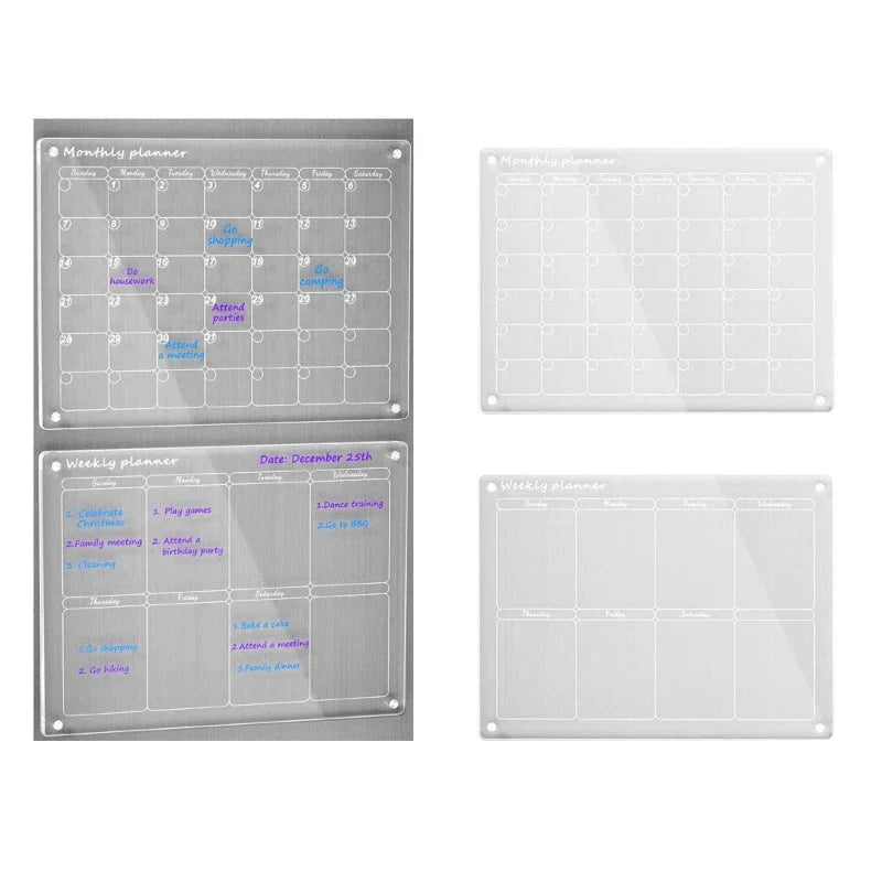 MagPlan™ Magnetic acrylic calendar