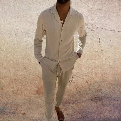 Maurizio Cavalli™ Casual two-piece cotton canvas set