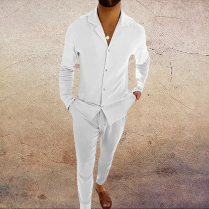 Maurizio Cavalli™ Casual two-piece cotton canvas set